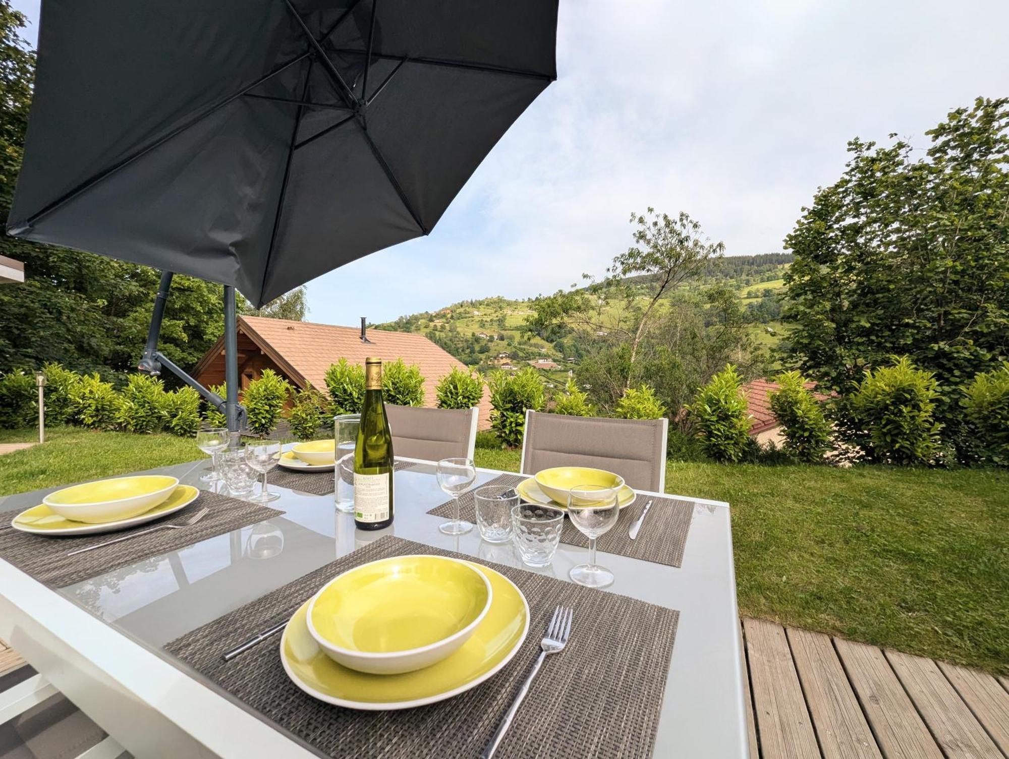 Chalet Sauna Jacuzzi 6 Personnes La Bresse Exterior foto