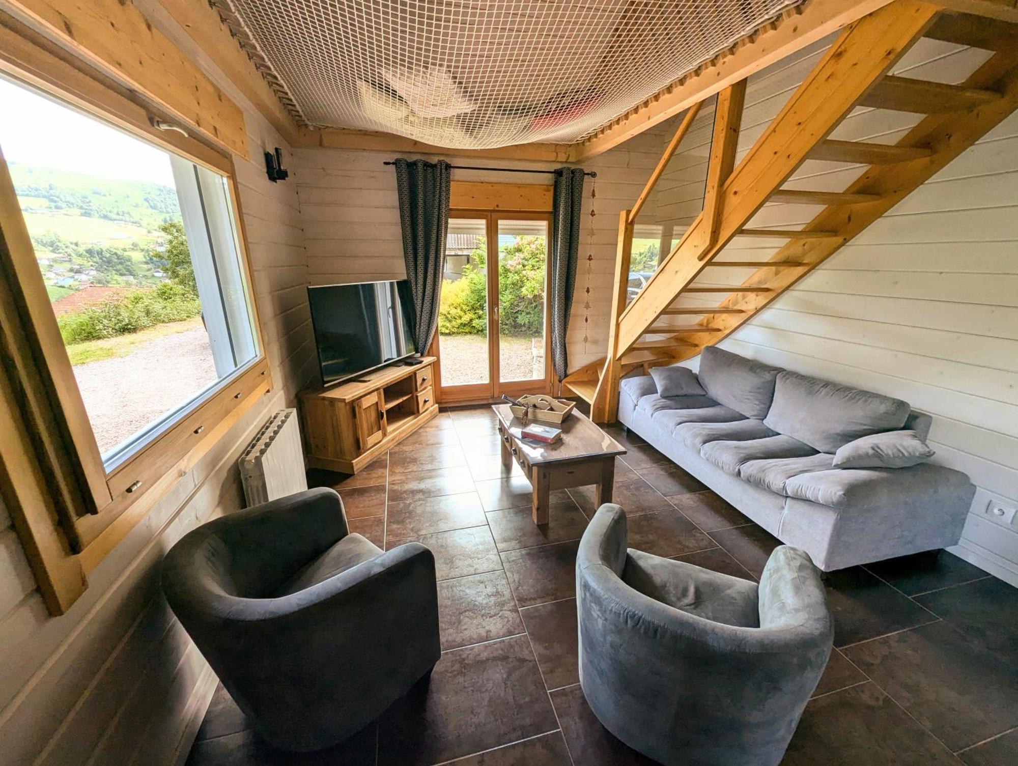 Chalet Sauna Jacuzzi 6 Personnes La Bresse Exterior foto
