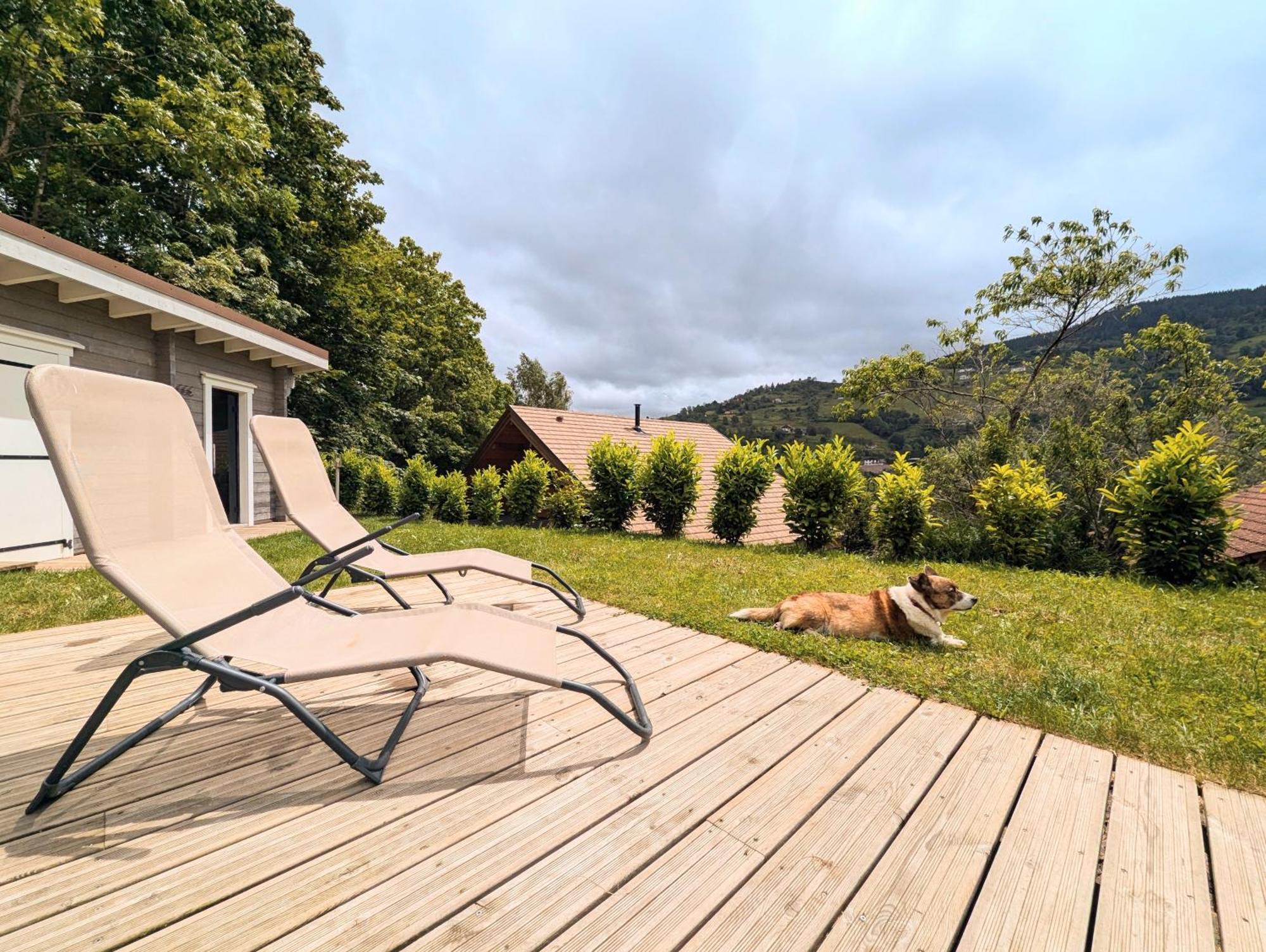 Chalet Sauna Jacuzzi 6 Personnes La Bresse Exterior foto