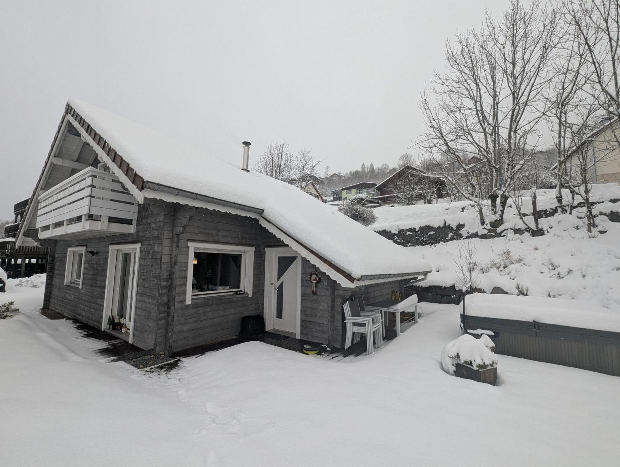 Chalet Sauna Jacuzzi 6 Personnes La Bresse Exterior foto